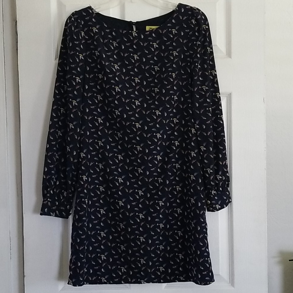 EUC Bird print dress
